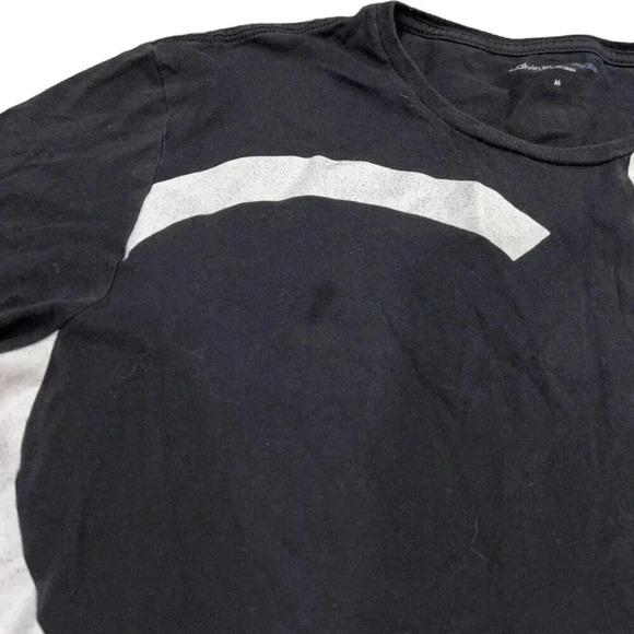 Calvin Klein Jeans Black Logo Tshirt M - Picture 2 of 3
